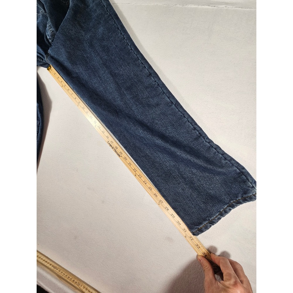 Lee Relaxed Fit Fleece Lined Jeans Mens 38x32 Blue Denim Winter Pants 102055791 - Picture 4 of 11
